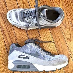 2018 Grey Suede Nike Air Max - Women’s Size 8
